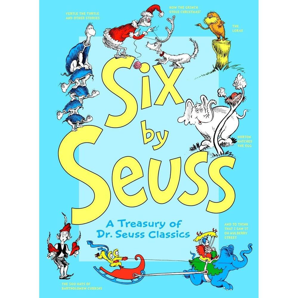 New! Six by Seuss: A Treasury‎ of Dr. Seuss Classics Hardcover The Lorax Grinch